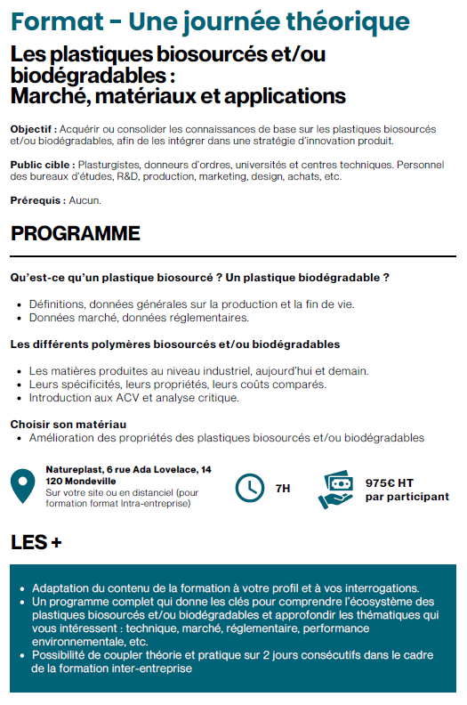 programme des formats