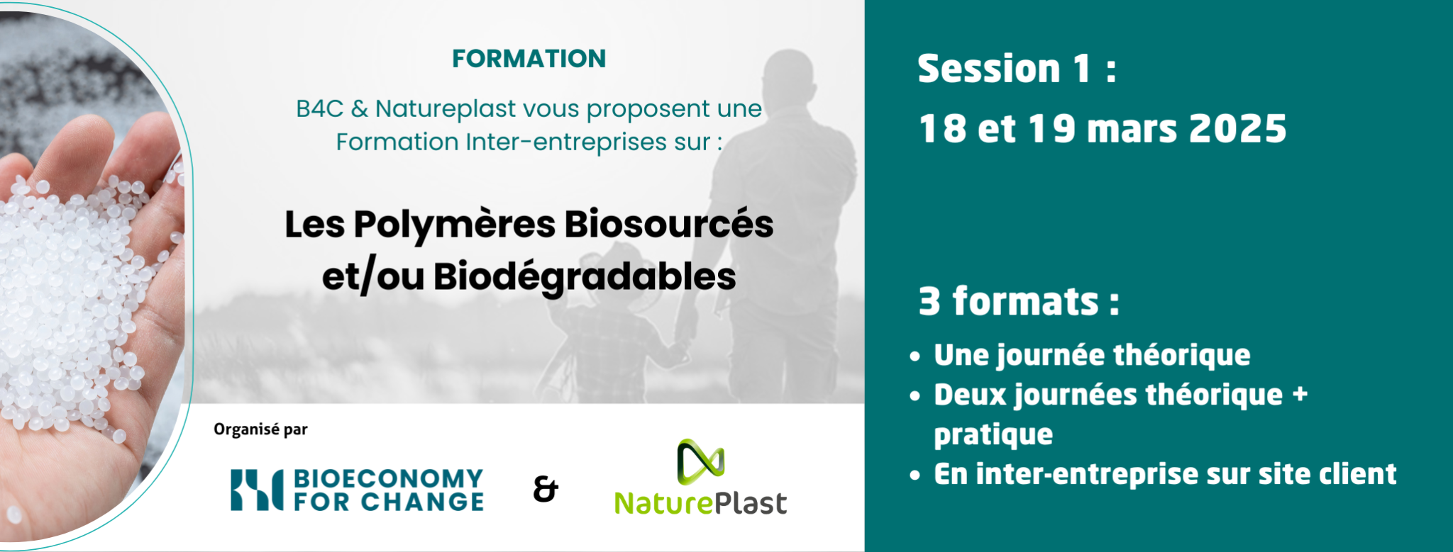 Formation Inter-entreprises – Les Polymères Biosourcés et/ou Biodégradables